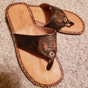 Tooled leather Anay Pe Mexico